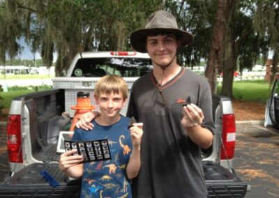 Megalodon teeth today for some new friends from across the pond.